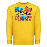 Lemon my heart is on that court basketball Premium Sweatshirt - Zillion Design Studio