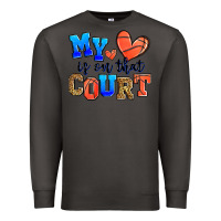 Smoke my heart is on that court basketball Premium Sweatshirt - Zillion Design Studio