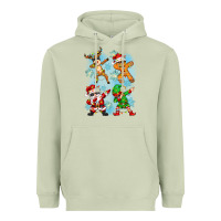 Matcha dabbing christmas Heavyweight Hoodie - Zillion Design Studio
