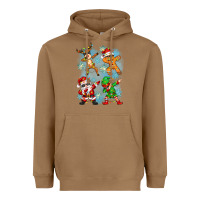 Toasted Coconut dabbing christmas Heavyweight Hoodie - Zillion Design Studio