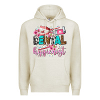 Oatmeal Heather dental hygienist Premium Hoodie - AdoDesignShop