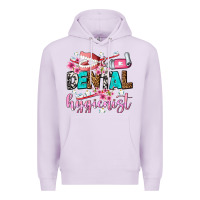 Lilac dental hygienist Premium Hoodie - AdoDesignShop