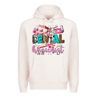 Pale Pink dental hygienist Premium Hoodie - AdoDesignShop
