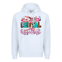 White dental hygienist Premium Hoodie - AdoDesignShop