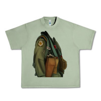 Oil Green english pointer airforce Urban Heavy Tee - RanaPortraitStore