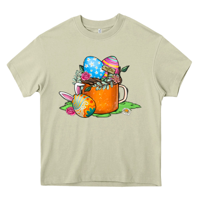 Easter Coffee Heavy Core Tee by CowhideDigitalArt | Teevron
