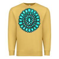 Antique Gold gemstone jewelry Premium Sweatshirt - RanaPortraitStore