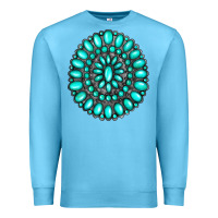 Ocean Blue gemstone jewelry Premium Sweatshirt - RanaPortraitStore