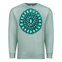 Seafoam gemstone jewelry Premium Sweatshirt - RanaPortraitStore
