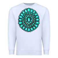 White gemstone jewelry Premium Sweatshirt - RanaPortraitStore