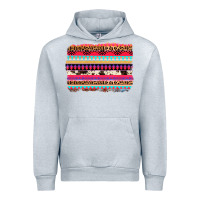 Heather Grey aztec western leopard cowhide background Urban Hoodie - AdoDesignShop