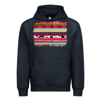 Navy aztec western leopard cowhide background Urban Hoodie - AdoDesignShop