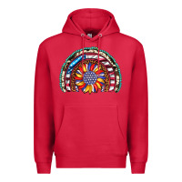 Cardinal sunflower american flag leopard gemstone cowhide rainbow Premium Hoodie - Artiststas