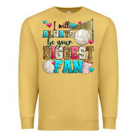 Antique Gold i will always be your biggest fan volleyball Premium Sweatshirt - Zillion Design Studio