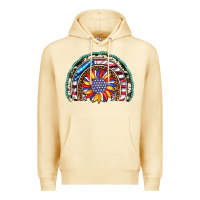 Pina Colada sunflower american flag leopard gemstone cowhide rainbow Premium Hoodie - Artiststas