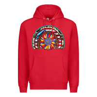 Red sunflower american flag leopard gemstone cowhide rainbow Premium Hoodie - Artiststas