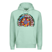 Seafoam sunflower american flag leopard gemstone cowhide rainbow Premium Hoodie - Artiststas