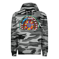 Slate Camo sunflower american flag leopard gemstone cowhide rainbow Premium Hoodie - Artiststas