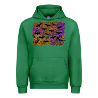 Emerald halloween leopard bat background Urban Hoodie - AdoDesignShop