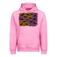 Fuchsia Pink halloween leopard bat background Urban Hoodie - AdoDesignShop