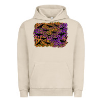 Pigment French Oak halloween leopard bat background Urban Hoodie - AdoDesignShop
