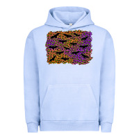 Pigment Grape Ice halloween leopard bat background Urban Hoodie - AdoDesignShop