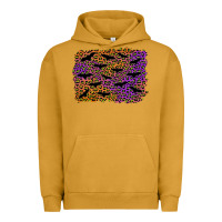 Pigment Peanut Butter halloween leopard bat background Urban Hoodie - AdoDesignShop