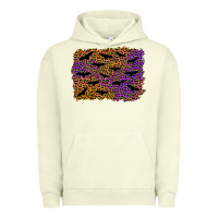 Pigment Pistachio halloween leopard bat background Urban Hoodie - AdoDesignShop