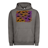 Pigment Tornado halloween leopard bat background Urban Hoodie - AdoDesignShop