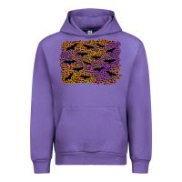 Tulip halloween leopard bat background Urban Hoodie - AdoDesignShop
