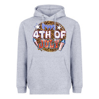 Heather Grey happy 4th of july billie wilder Heavyweight Hoodie - texasbilliewilder
