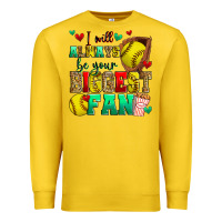 Lemon i will always be your biggest fan softball Premium Sweatshirt - Zillion Design Studio
