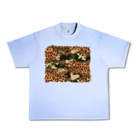 Grape Ice camouflage and leopard background Urban Heavy Tee - Artiststas