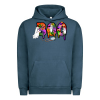 Pigment Midnight Navy halloween boo Urban Hoodie - AdoDesignShop