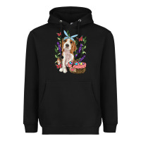 Black easter beagle Heavyweight Hoodie - RanaPortraitStore