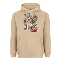 Mushroom easter beagle Heavyweight Hoodie - RanaPortraitStore