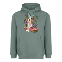 Sage easter beagle Heavyweight Hoodie - RanaPortraitStore