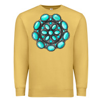 Antique Gold gemstone jewelry Premium Sweatshirt - RanaPortraitStore