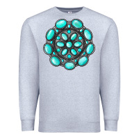 Heather Grey gemstone jewelry Premium Sweatshirt - RanaPortraitStore