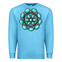 Ocean Blue gemstone jewelry Premium Sweatshirt - RanaPortraitStore