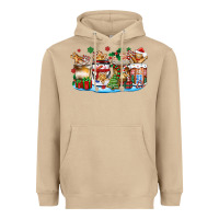 Mushroom christmas cookie coffee cups Heavyweight Hoodie - Zillion Design Studio