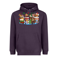 Plum christmas cookie coffee cups Heavyweight Hoodie - Zillion Design Studio