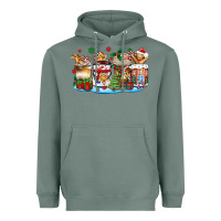 Sage christmas cookie coffee cups Heavyweight Hoodie - Zillion Design Studio