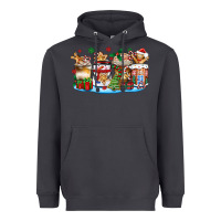 Christmas Cookie Coffee Cups Heavyweight Hoodie | Teevron