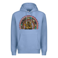 Colony Blue soldier boots camouflage leopard gemstone rainbow Premium Hoodie - Artiststas