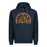 Navy soldier boots camouflage leopard gemstone rainbow Premium Hoodie - Artiststas