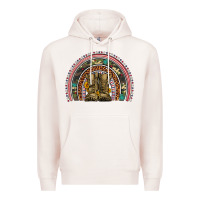 Pale Pink soldier boots camouflage leopard gemstone rainbow Premium Hoodie - Artiststas