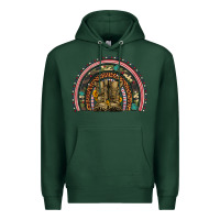 Sports Green soldier boots camouflage leopard gemstone rainbow Premium Hoodie - Artiststas