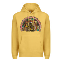 Antique Gold soldier boots camouflage leopard gemstone rainbow Premium Hoodie - Artiststas