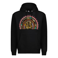 Black soldier boots camouflage leopard gemstone rainbow Premium Hoodie - Artiststas